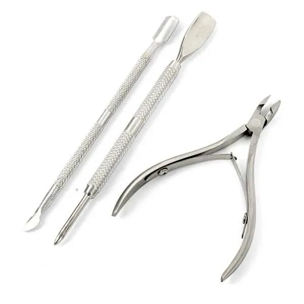 3Pcs/Set Toenail Clipper Nipper Stainless Steel Callus Shavers Health Chiropody Ingrown Podiatry Podiatrist Nail Art Tools