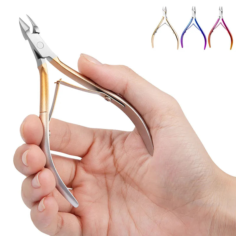 Nail Art Stainless Steel Manicure Cuticle Nipper For Nail